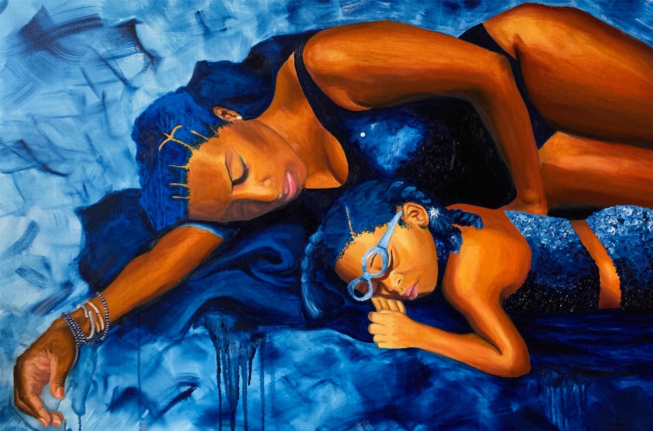 Painting is described in the next section, called 'Description'.